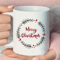 Santa Club Flower Coffee Cups Merry Christams Ceramic Mugs New Year Gifts Mugs Water Cup High Quality Juice Mugs