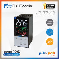 PXF5AEY2-FV100 : เครื่องควบคุมอุณหภูมิ 48x96mm 2 points 100-240VAC - Fuji Electric Temp Controller by pik2pak.com