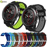 youduoduo 22mm Replacement Watchband For Xiaomi huami Amazfit Stratos 3 Stratos 2 2S pace silicone wristband Galaxy Watch 46mm watchstrap