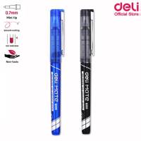 ปากกา Deli Q203 Roller Pen ปากกาเจล ขนาดเส้น 0.7mm มี 2 สีให้เลือก (หมึกน้ำเงิน/ดำ) หมึกคุณภาพดี (1ด้าม)
