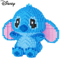 Lilo &amp; Stitch Angel Building Blocks ของเล่นรูปร่างสีการเรียนรู้การ์ตูนภาพสัตว์ DIY เกมเด็กของขวัญตกแต่ง