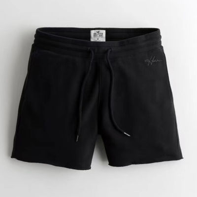 HCO กางเกงขาสั้นผ้าคอตตอนสำหรับผู้ชาย,กางเกงห้าส่วนผ้าบางตรานกนางนวล Hollister2021