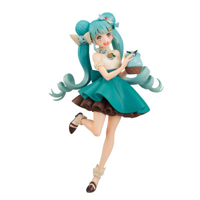 ต้นฉบับ Miku มิ้นท์ช็อคโกแลตพีวีซีแอ็คชั่น170มิลลิเมตร H Atsune Miku อะนิเมะหุ่นของเล่น