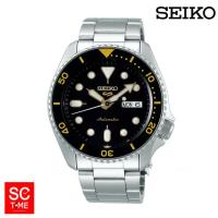 SC Time Online  Seiko 5 Sports Automatic นาฬิกาข้อมือผู้ชาย รุ่น SRPD57K1 สายสแตนเลส สีดำ sctimeonline