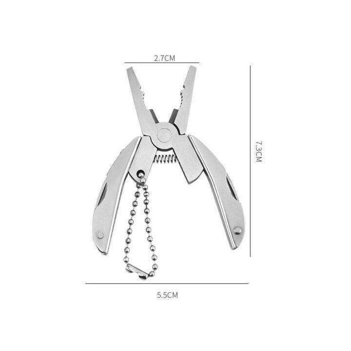 คีมหนีบอเนกประสงค์แบบพกพา-odz5l-สำหรับตั้งแคมป์ไขควงคืมพับคีมพวงกุญแจคีมพับได้
