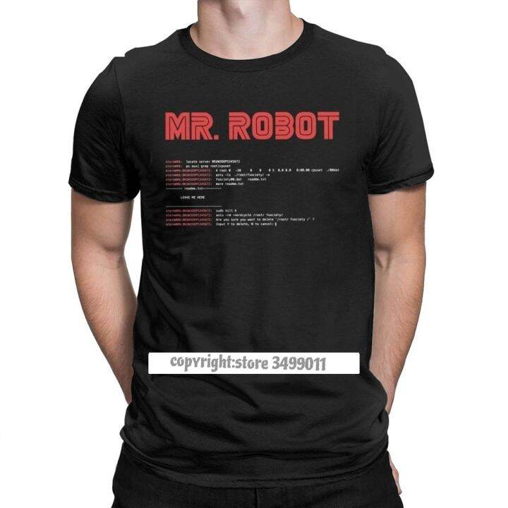Cool Mr Robot Tops T Shirt Programming Programmer Tees Casual Short sleeve O-neck Fashion Printed 100% Cotton summer new tops Round Neck cheap wholesale funny t shirt branded t shirt men Unisex Cool Mr Robot Tops T Shirt Programming Programmer Tees Casual Short sleeve O-neck Fashion Printed 100% Cotton summer new tops Round Neck cheap wholesale funny t shirt branded t shirt men Unisex