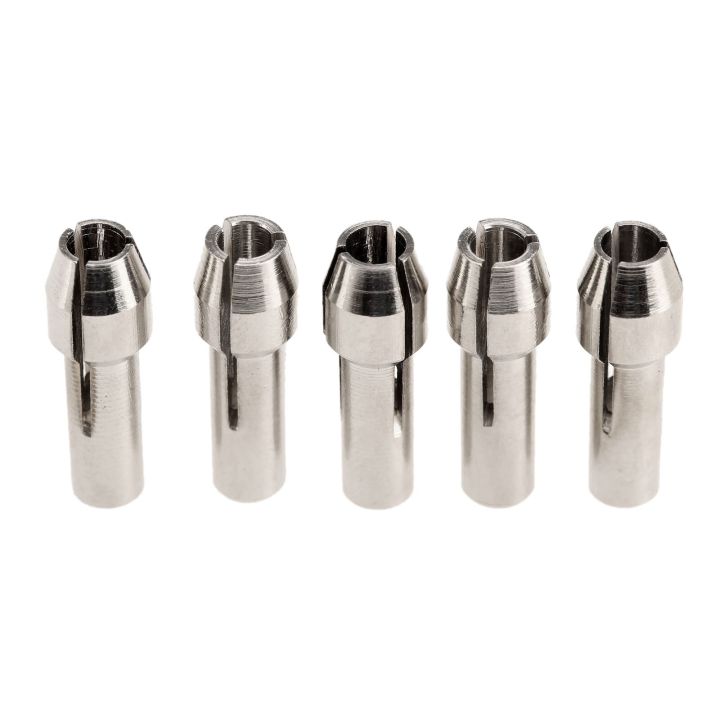 hh-ddpj5pcs-lot-1-8-3-2mm-clamping-diameter-mini-drill-brass-collet-chuck-for-dremel-rotary-tool-power-tool-accessories-silver