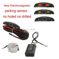 new Electromagnetic parking sensorwith 3 colors LED display and buzzer alarmno holed no drilled freeshipping