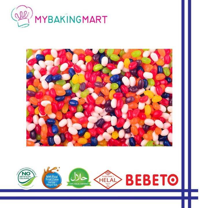 Bebeto Cool Beans Original / Jelly Beans Candy/Gummy - 1kg | Lazada
