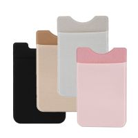 ✁▤ 1 Pcs Universal Elastic Adhesive Mobile Phone Wallet Credit ID Card Holder Sticker Case Pouch Cellphone Pocket For iphone xiaomi