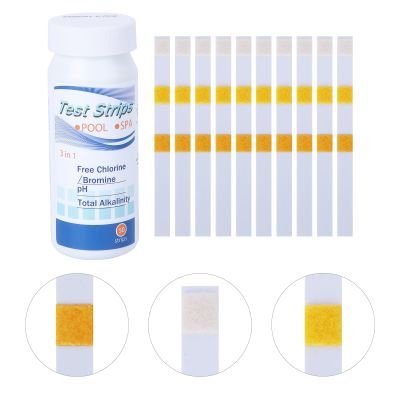 50 Pcs Hardness Tester Paper Spa Kit PH Strip Water Quality Home Tools Chlorine Pool Inspection Tools