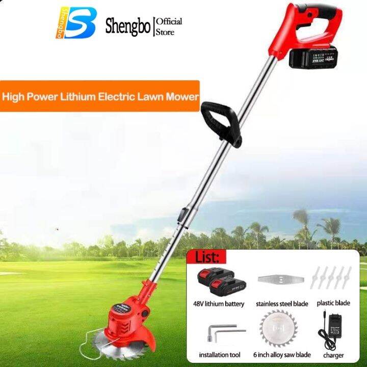 Shengbo 24V Cordless Grass Trimmer Cutter Lithium Battery Weeder