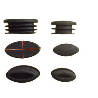 50 pcs 15x30 20x40 olive tube plug tube ending protector cap cover pad ends oval elliptical tube insert end chair leg feet