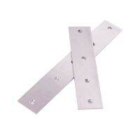 Stainless Steel Straight Flat Fixing Mending Plates Brackets - Pack of 2