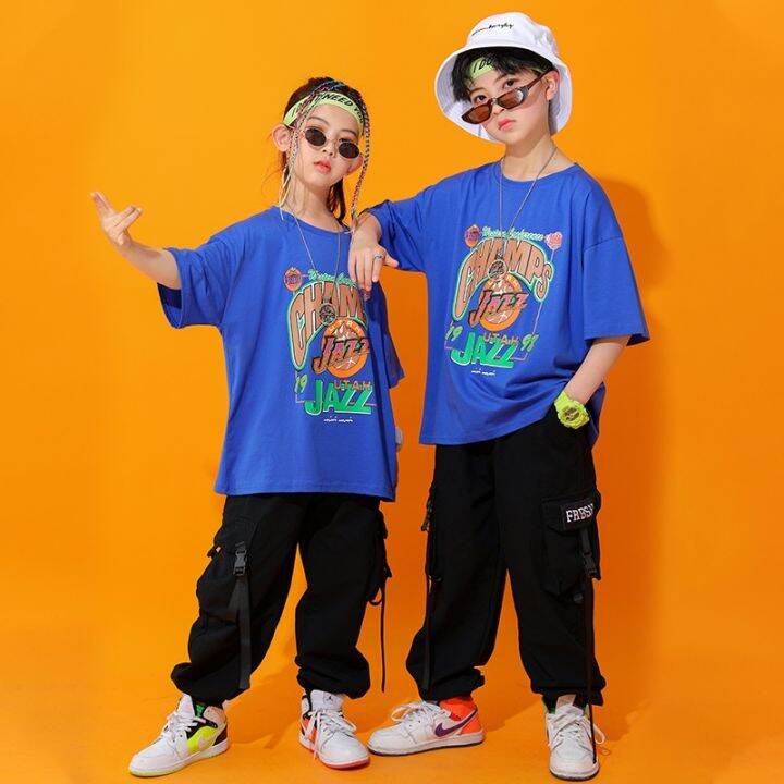 cod-childrens-street-dance-summer-boys-hip-hop-performance-trendy-girls-shelf-drum-black-overalls