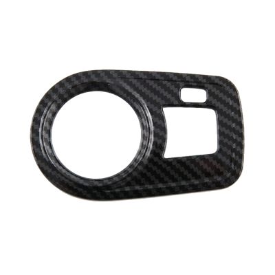 Headlight Switch Cover Sticker Decoration Interior Accessories for MG 4 MG4 EV Mulan 2023 ABS Carbon Fiber