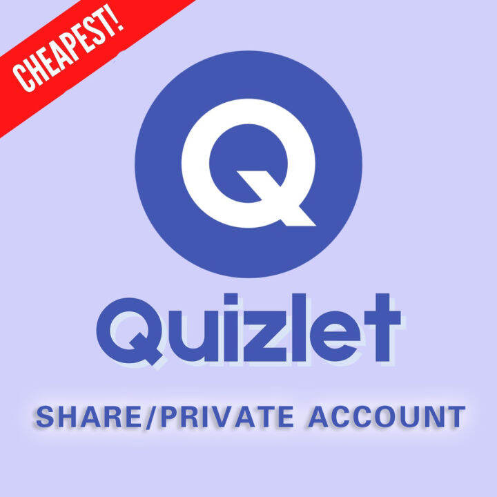 QUIZLET PLUS PREMIUM PERSONAL PRIVATE ACCOUNT Lazada PH