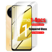 1-4ชิ้น Realme กระจกนิรภัยสำหรับ11 5G ปกป้องหน้าจอ Realme11 5G Global Verison Realmy 11 Ralme 11ฟิล์มปกป้องป้องกันเต็มพื้นที่