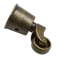 Antique Bronze Vintage European Furniture Casters Mute Pulley Zinc Alloy Universal Pulley Wheelchair Wheel Hardware Accessories Furniture Protectors R