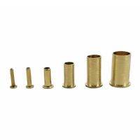 50pcs Fit Tube I/D 2.5mm 4mm 6mm 8mm 10mm 12mm Brass Insert Compression Hose Fittings