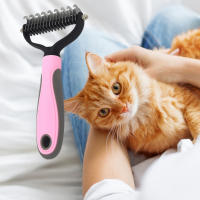 gababrb Professional Pet Undercoat Rake Dematting Comb Grooming Stripping Tool for Dog Cat Puppy