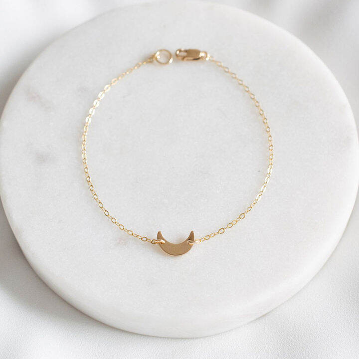 tiny-moon-bracelet-14k-gold-filled-star-jewelry-handmade-boho-charms-bracelets-vintage-minimalism-bracelet-for-women