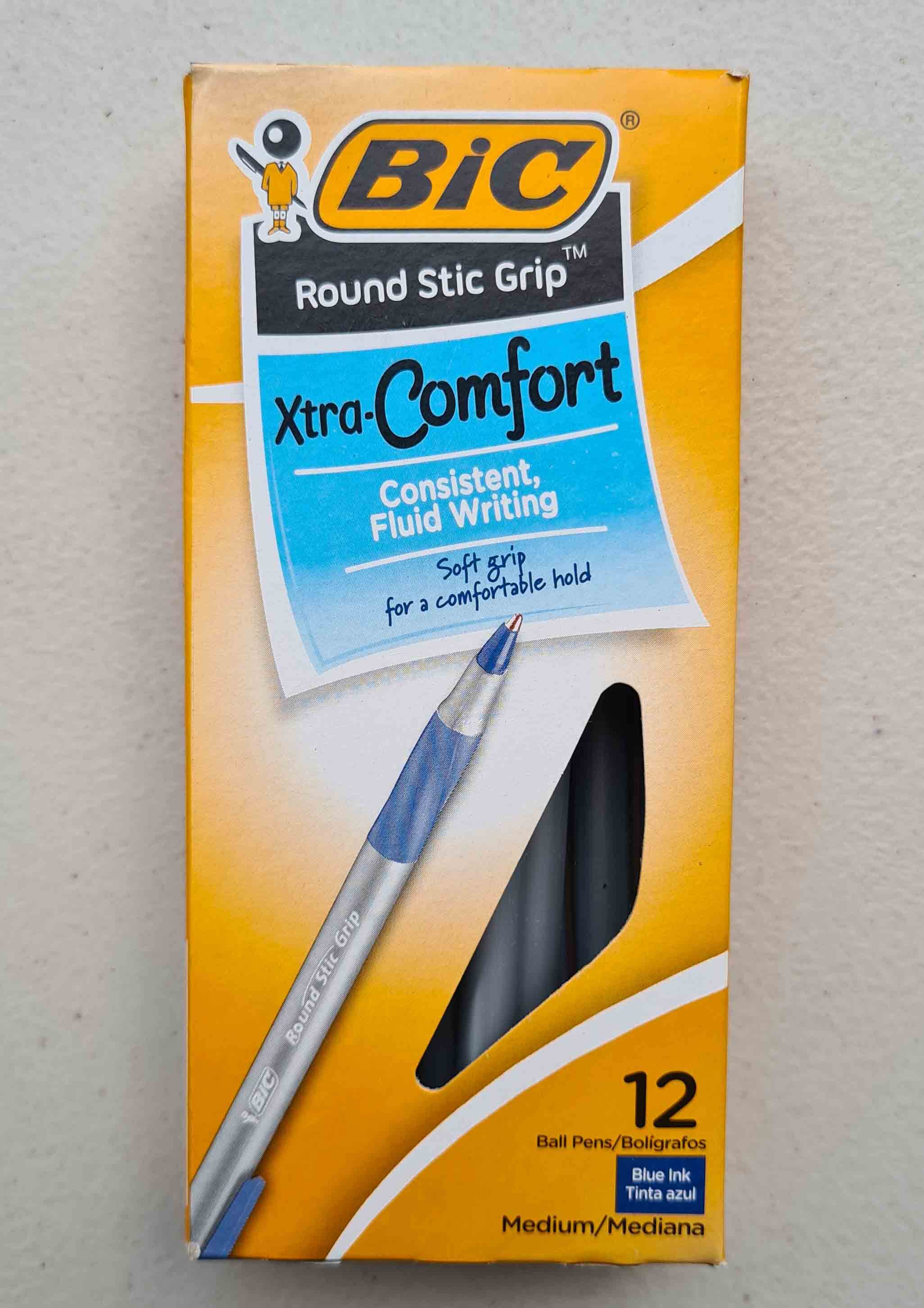 New 1.0mm Medium Point BIC Cristal Xtra Smooth Ballpoint Pen 12-Count Red 