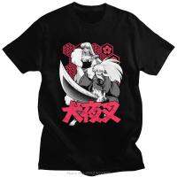 Handsome Mens Inuyasha T Short Sleeved Tshirt Sesshoumaru Higurashi Kagome Anime Tshirt Cartoon Tee