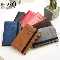 New Korean travel multi-function passport bag card bag mens and womens document holder RFID passport wallet card holders Card Holders