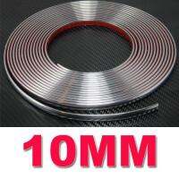 KLNU 10MM X 15M รถโครเมี่ยม Moulding Trim Strip Self Adhesive เหมาะกับรถส่วนใหญ่