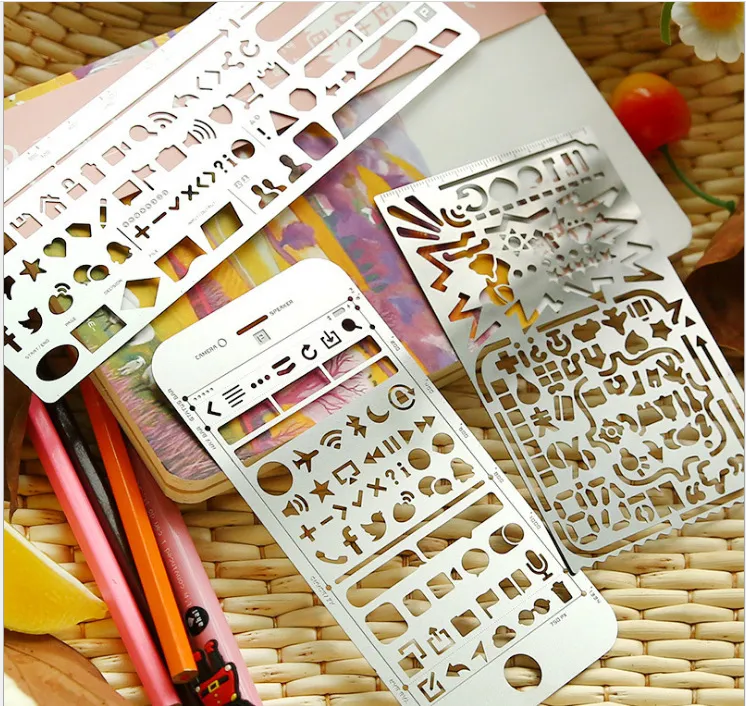 Planning Metal Stencil Bookmark