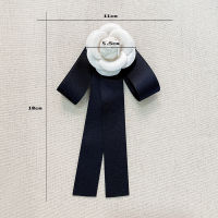 [In stock]New Bowknot Brooch Camellia Collar Fabric Brooch Cloth Clothes Decoration Brooch for Women Shirt Collar Pins Accessories 2022