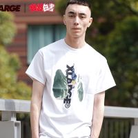 Xlarge× Yuyu Hakushu เสื้อยืดแขนสั้น พิมพ์ลายอนิเมะ Urahan Yusuke แฟชั่นฤดูร้อน สําหรับผู้ชาย และผู้หญิง  CS6F