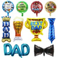 hotx【DT】 Spanish Super Dad Balloons Happy Fathers Day Foil Helium Father Mother Decoration Scene Arrangement