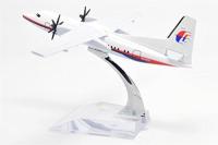 โมเดลเครื่องบิน MALAYSIA AIRLINES FK50 (16 cm) ทำด้วยเหล็อัลลอย มีขาตั้งโชว์ให้ - ของขวัญจับฉลากปีใหม่ ของขวัญ เสริมฮวงจุ้ย