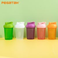 Shaker Bottle 400ML Whey Protein Powder Mixing Bottle Sport Fitness Gym Outdoor Portable Plastic Drink Bottle