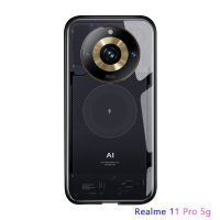 เคสสำหรับ Realme 11 Pro 5G Realme 11 Pro + 5G เคสฝาหลังกระจกเทมเปอร์บอร์ดสำรวจวงจรเทคโนโลยี