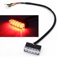 High Power Motorcycle Scooter ATV Bike Red Rear Tail 12V Mini 5 LED Universal Low Consumption Stop Brake Light Lamp