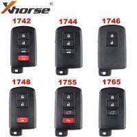 Xhorse XM กล่องใส่สมาร์ทคีย์1742 1744 1746 1755 1765 1748พร้อม Xhorse XM Smart Key XSTO00EN PCB สำหรับ Toyota ที่รองรับการสร้างใหม่