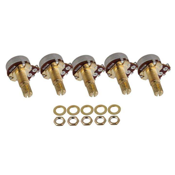 gold-mini-size-guitar-pots-a250k-a500k-b250k-b500k-volume-potentiometers-for-guitar-parts-set-of-5-guitar-bass-accessories