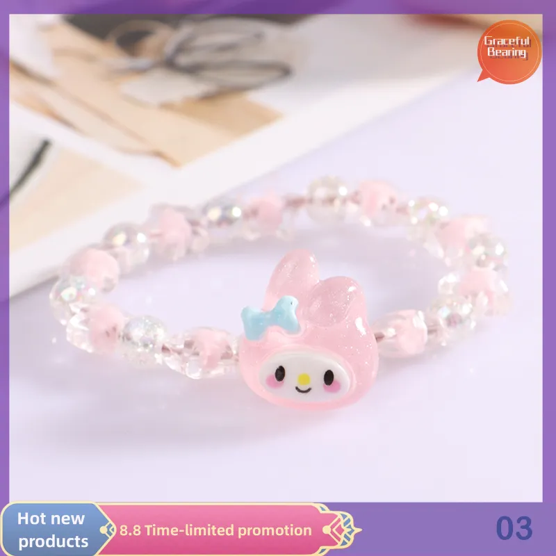 Sanrio Melody Kuromi Cinnamoroll Crystal Bracelet