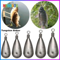 PINK A ใหม่ Tear Drop Shot Weights Quick Release Casting ตกปลาทังสเตน Line Sinkers Sinker Hook Connector