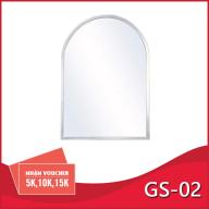 Gương phòng tắm cao cấp GS - 02 45x60cm Viền tròn ( kiếng cường lực 5mm ) dày bền chất lượng cao thumbnail