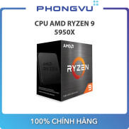 CPU AMD Ryzen 9 5950X 16C 32T, 3.40 GHz - 4.90 GHz, 64MB - AM4 - Bảo hành