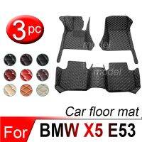 เสื่อปูพื้นรถยนต์สำหรับ BMW E53 X5 2004 2005 2006 2007แผ่นแปะเท้าอัตโนมัติอุปกรณ์ตกแต่งภายในที่กำหนดเอง