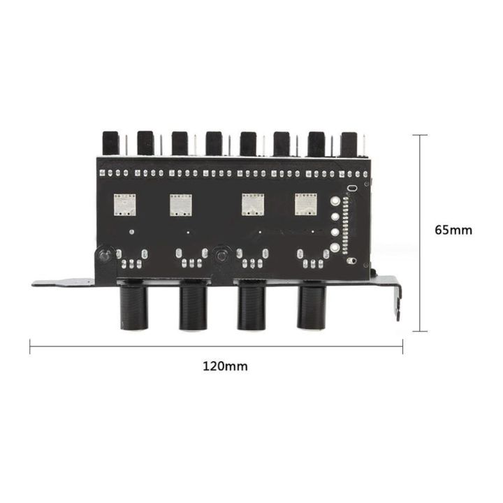 msaxxza-พัดลมทำความเย็นสำหรับ-cpu-casing-pc-8ทาง4ลูกบิด12โวลต์ตัวแยกอะแดปเตอร์-sata-ฮับพัดลมทำความเย็นเครื่องควบคุมความเร็วหม้อน้ำฮับพัดลมคอมพิวเตอร์ส่วนบุคคล