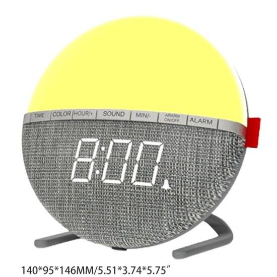 Đèn báo thức, đèn ngủ đồng hồ báo thức, đồng hồ báo thức nhạc ngủ h054 - ảnh sản phẩm 3