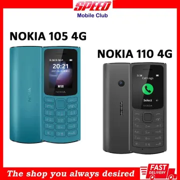 Nokia 110 4G , GSM Unlocked Mobile Phone , Volte , Black , International  Version , Not AT&T/Cricket/Verizon Compatible