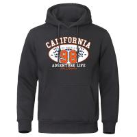 California 98 Racing Race Street Printing Mens Hoody Crewneck Pollover Hoodies Fashion Casual Sweatshirt Autumn Pocket Hoody Size XS-4XL