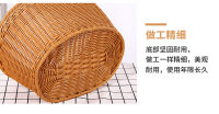 Imitation Rattan Basket Pick Vegetable Basket Wicker Basket Picnic Storage Basket Vegetable Basket Fruit Basket Bread Egg Basket Shopping Blue